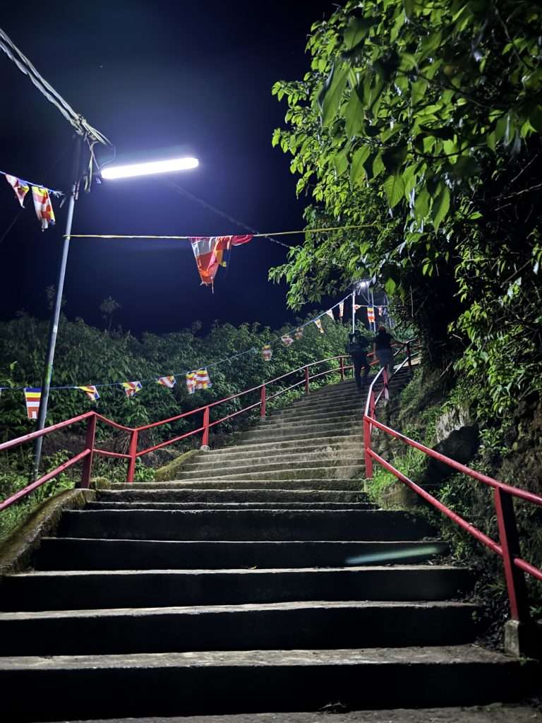 the steps up to adams peak