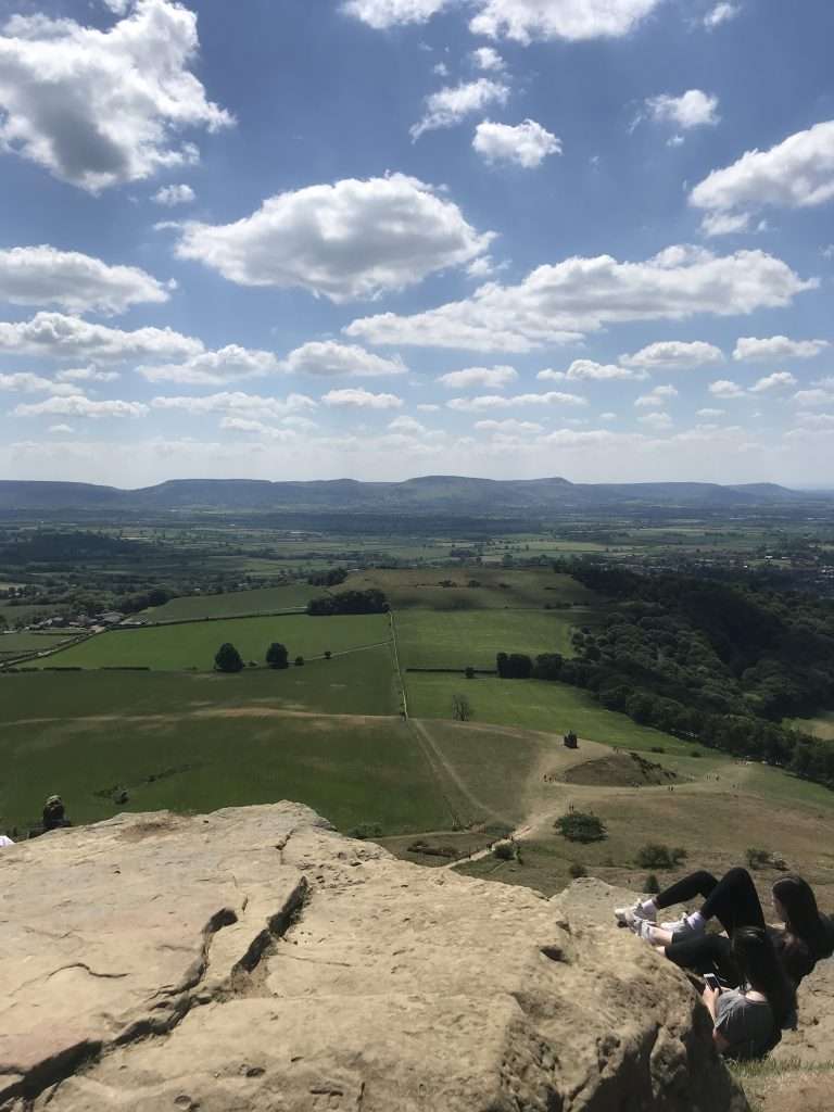 roseberry topping in north york moors