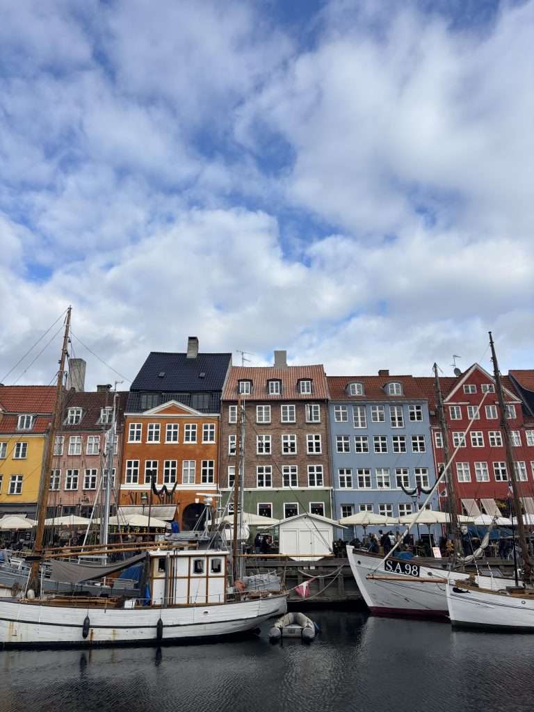 Nyhavn in copenhagen in autumn 