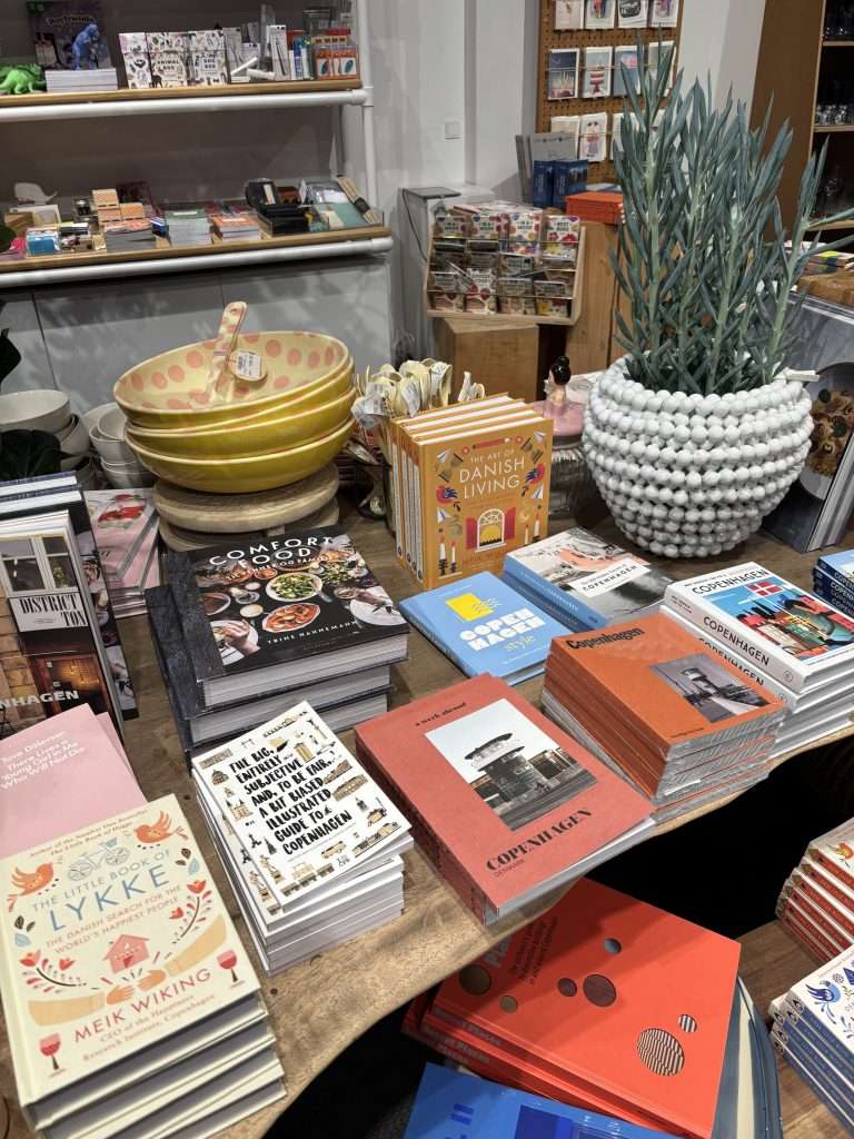 Interior of Norr boutique with autumn fashion collections in Copenhagen in autumn