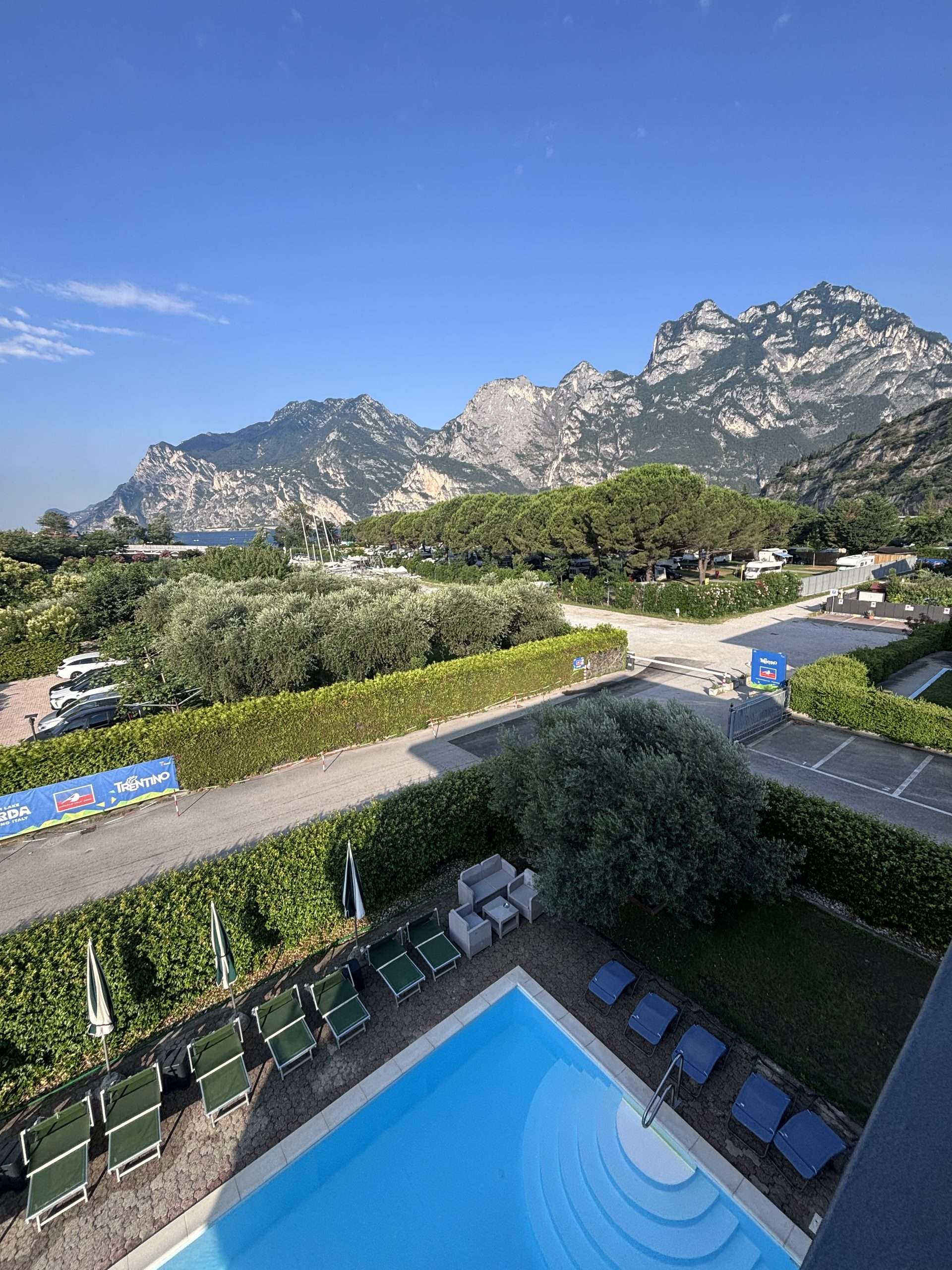 mountain views from hotel roma in torbole in lake garda